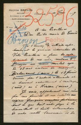 Expediente de Marie Broyon Morlet