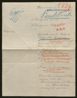 Expediente de Otto Buchlamb