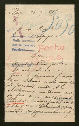 Expediente de Auguste Parizot