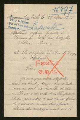 Expediente de Barthélemy Laporte