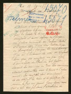 Expediente de Marie Delmer y de Fleury Delmer