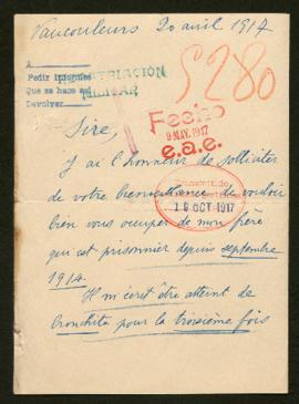 Expediente de Gustave Messain