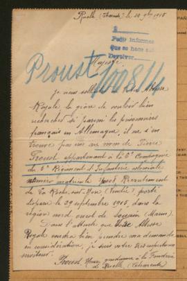 Expediente de Pierre Proust