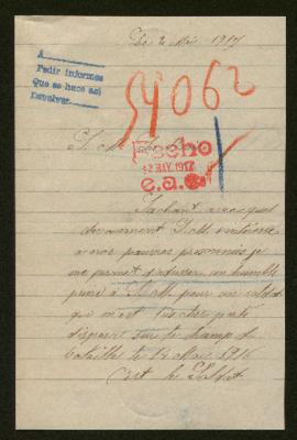 Expediente de Joseph Degré