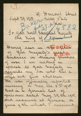 Expediente de William Edward George Baker