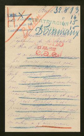 Expediente de las familias Derumaux Liénard, Ghesquière Ghesquière y Decrock y de Emile Morelle