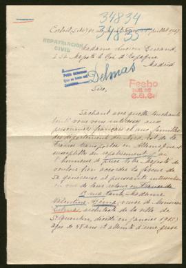 Expediente de Valentine Azéma y la familia Malgras-Delmas