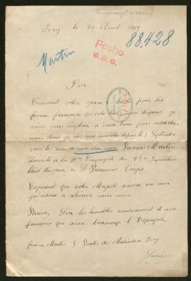 Expediente de François Martin