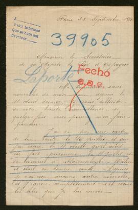 Expediente de Maurice Georges Laporte