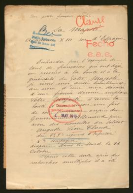 Expediente de Auguste Léon Clause