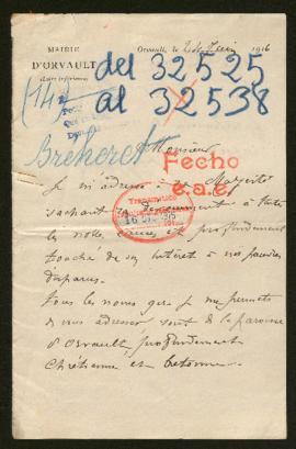 Expediente de Joseph Bréheret y 13 militares más, buscados por Jules Hardy