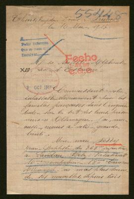 Expediente de Jean Baptiste Fessy