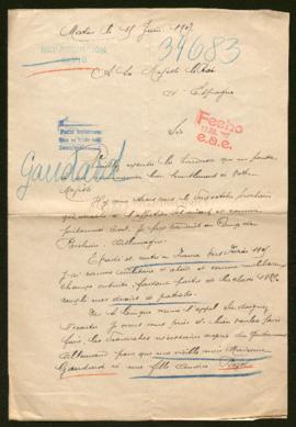 Expediente de Andrée Poizot y madame Gaudard