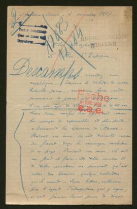 Expediente de los hermanos Charles y Albert Descamps