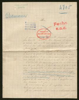 Expediente de Désiré Desruennes y familia
