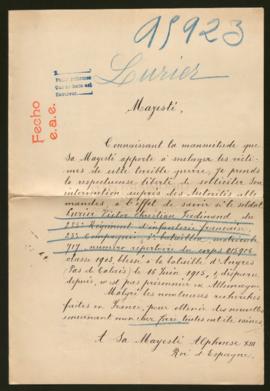 Expediente de Victor Christian Ferdinand Lurier