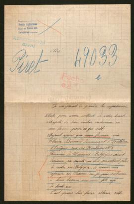 Expediente de la familia Piret Bernard