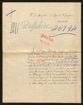 Expediente de Gustave Delphin Victor Démésy