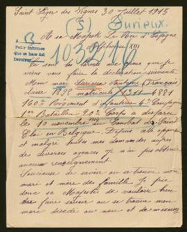 Expediente de Antoine Surieux