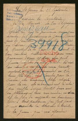 Expediente de Célestin Benizeau