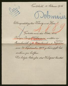 Expediente de Joseph Dobmaier