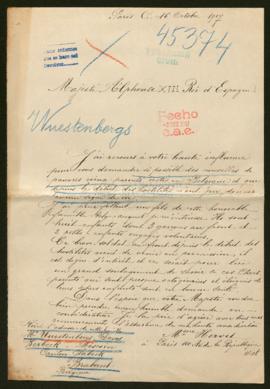 Expediente de la familia Wuestenbergs Devos