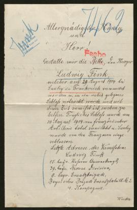 Expediente de Ludwig Fink