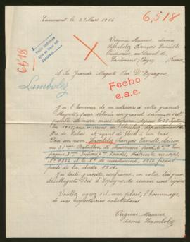 Expediente de François Camille Lambolez