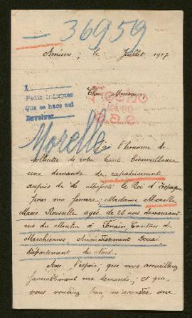 Expediente de Marie Morelle Rousselle