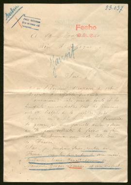 Expediente de la familia Lemaire Janiot