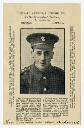 Expediente de Arthur I. Bridge