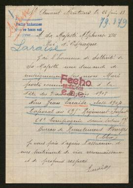 Expediente de Jean Laraise