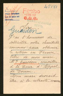 Expediente de Adolphe Guesdon