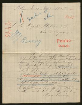 Expediente de Urbain Bonnéry