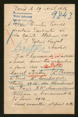 Expediente de Marcel Breton