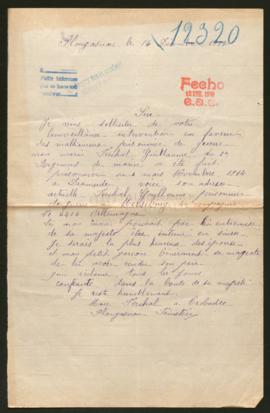 Expediente de Guillaume Ferchal