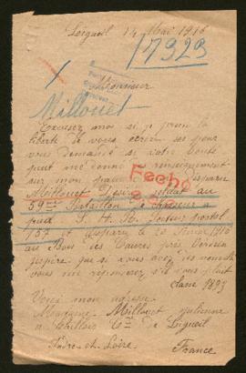 Expediente de Desiré Millouet