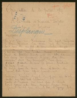 Expediente de Stéphanie Desplanque Muchez e hijos