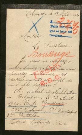 Expediente de Emile Boussuge