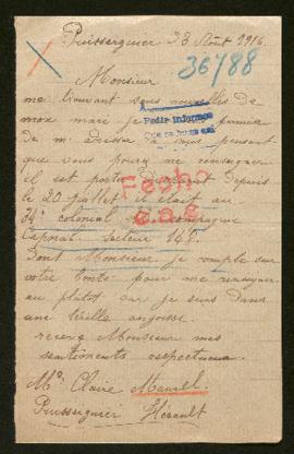 Expediente de Faustin Maurel