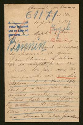 Expediente de Fernand Bonnin