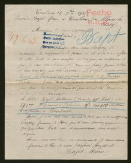 Expediente de Antoine Bapt