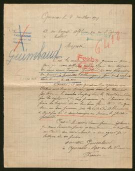 Expediente de François Guimbaud
