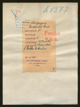 Expediente de Toussaint Louis Sénézergues