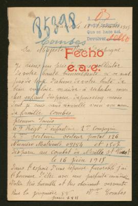 Expediente de Louis Combes