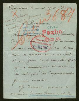 Expediente de la familia Cocu Thiébault