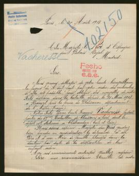 Expediente de Pierre Emile François Vacheresse