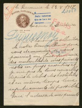 Expediente de la familia Duquesnoy Neuville