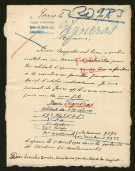 Expediente de Jean Vignéras