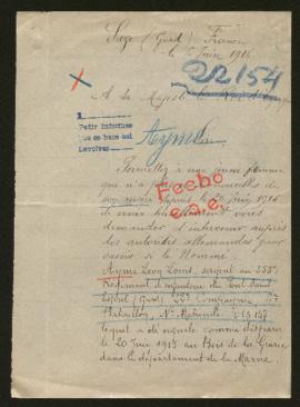 Expediente de Léon Louis Ayme